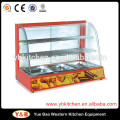 Stainless steel food warmer showcase for sale